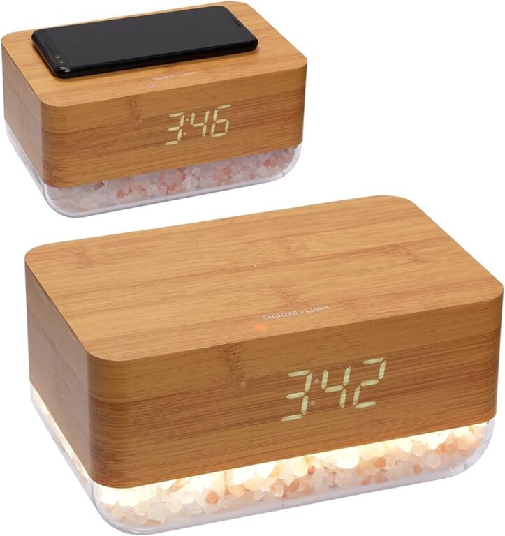 himalayan salt alarm clock Branded Himalayan Salt Alarm Clock, provided by Sedgwick