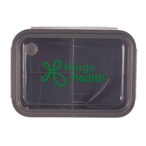 Branded Bento Box, provided by Hinge Health