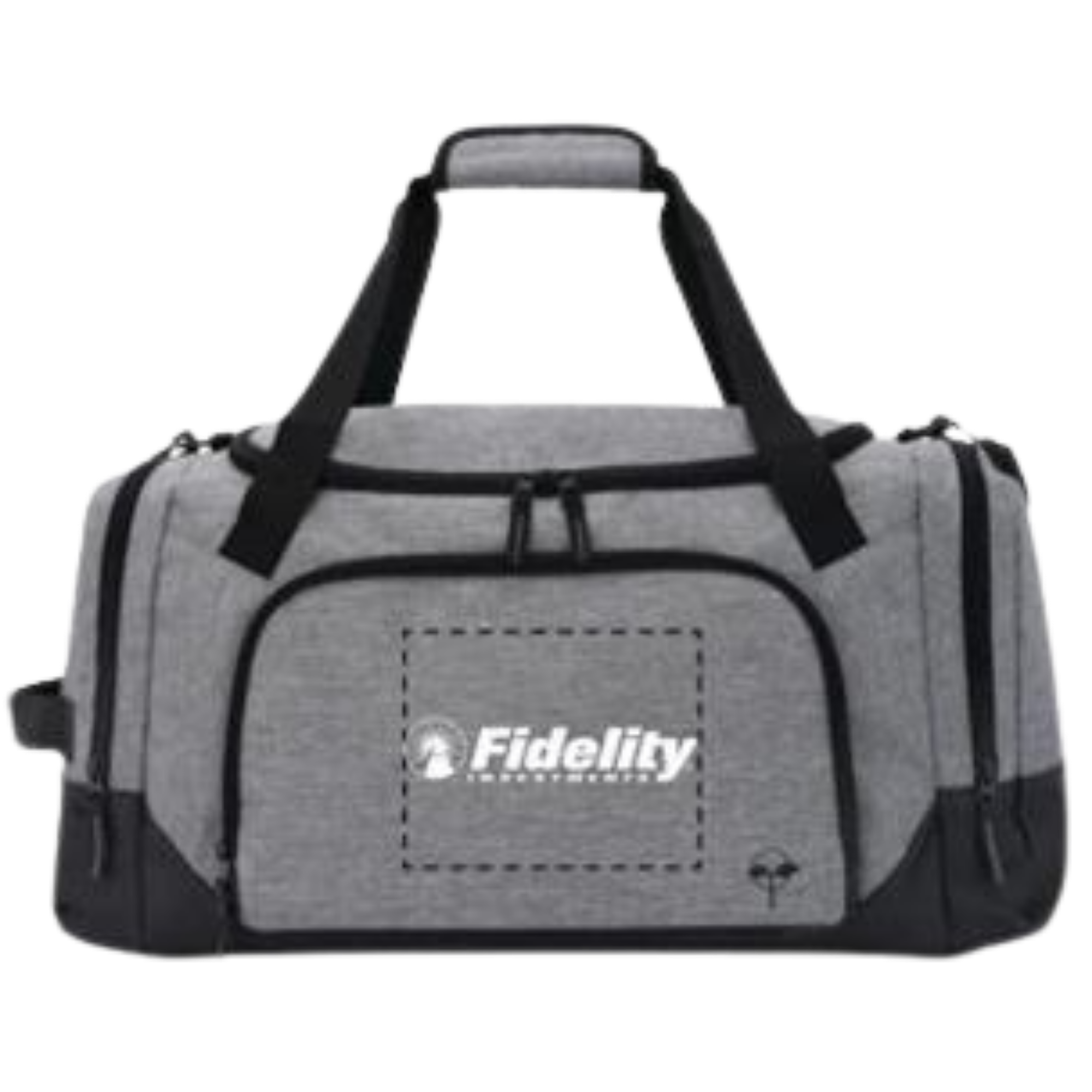 Branded Travel Duffle provided by Fidelity