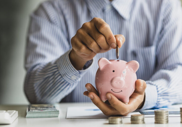 saving-money-for-future-plan-retirement-fund-bus-2023-09-06-01-13-14-utc Saving money for future plan, retirement fund. Business investment-finance accounting concept.